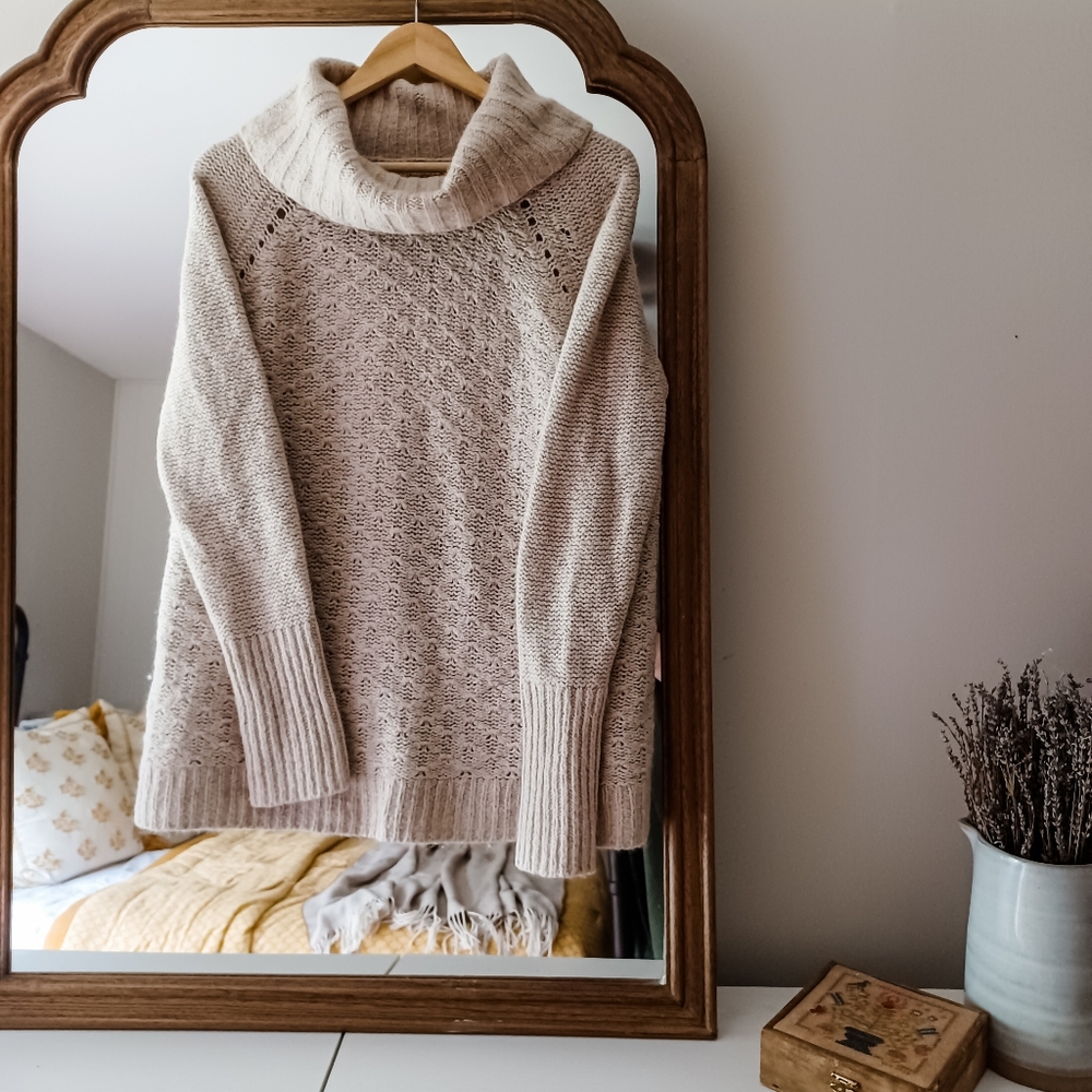 LOFT | Wool Cowl Neck Sweater